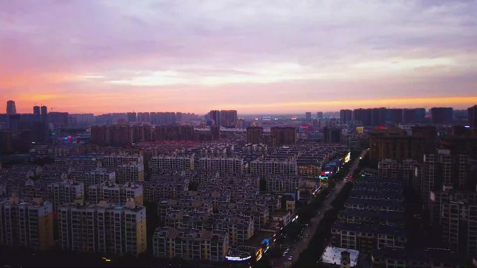 安徽蚌埠城市风光延时摄影
