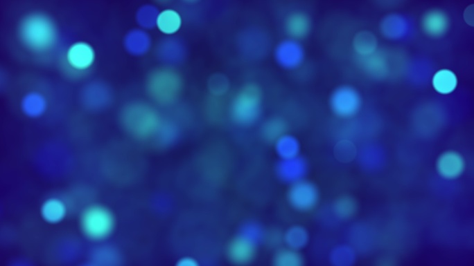 抽象蓝色背景光斑光晕梦幻唯美4K光效