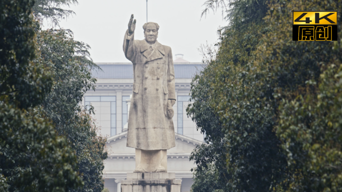 毛主席雕像、刘伯承墓、军徽、革命、民国