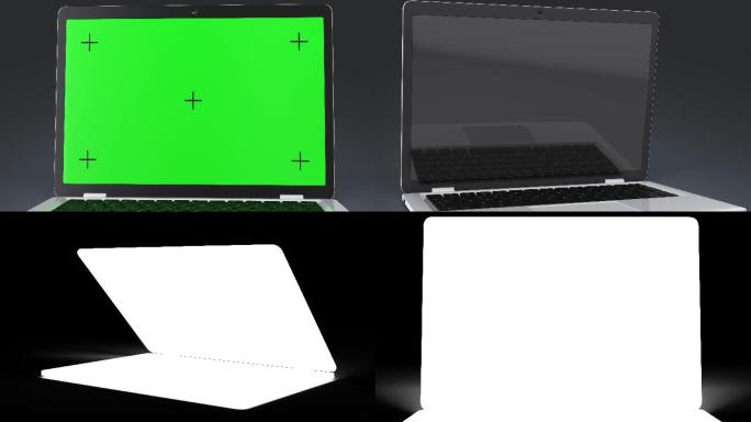 笔记本电脑360度展示超薄电脑打开屏幕