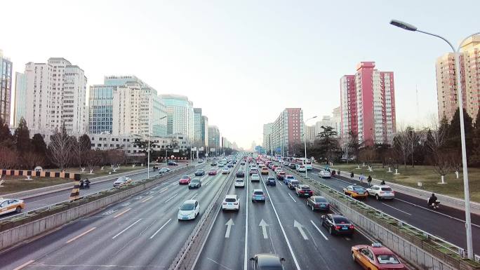 车流延时 城市交通