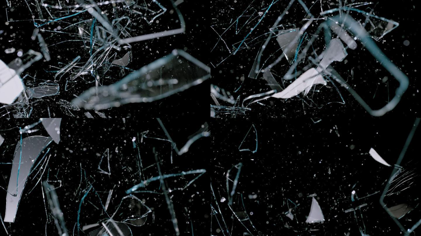 玻璃片破碎和玻璃碎片掉落