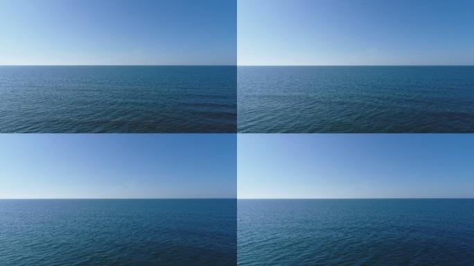 平静的海面大海海洋海水背景海平面天际线