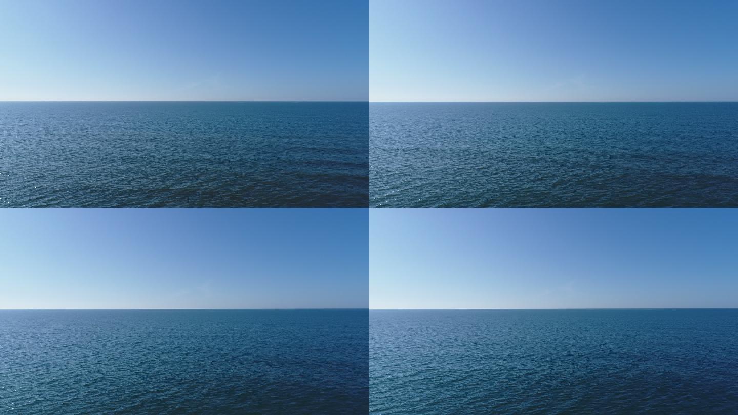 平静的海面大海海洋海水背景海平面天际线