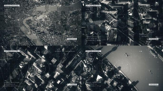上海卫星图像上海地图地球区位辐射宣传片业