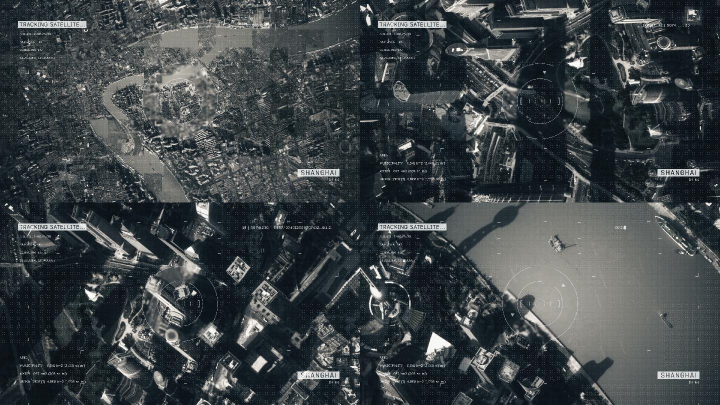 上海卫星图像上海地图地球区位辐射宣传片业