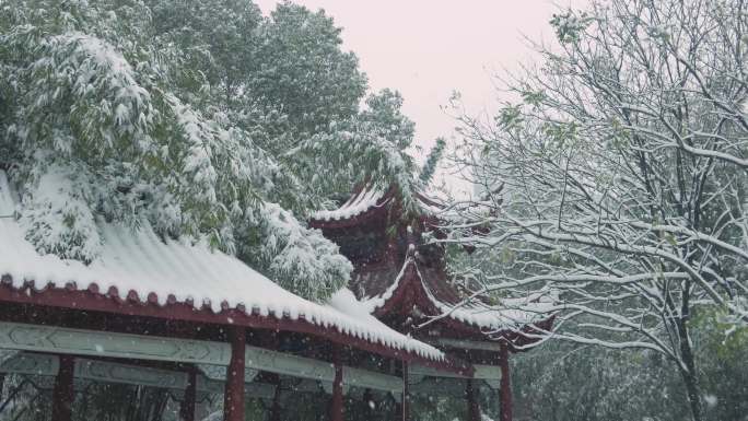 唯美中国古风雪景-05
