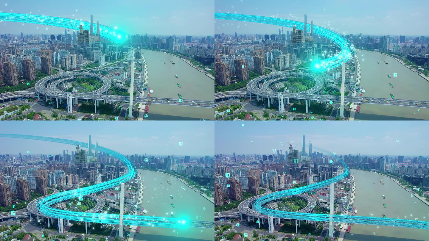 科技城市-科技上海-科技光束