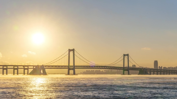 大连海浩延时星海湾大桥海蒸汽