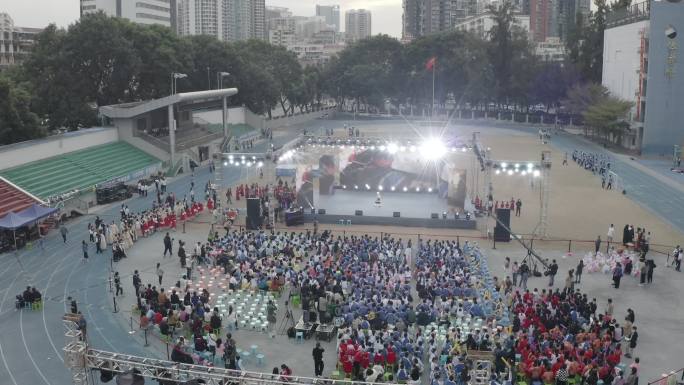 深圳福田石厦中学演出