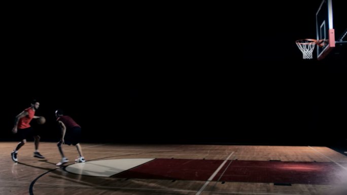 篮球运动员扣篮打篮球的学生升格运动街头篮