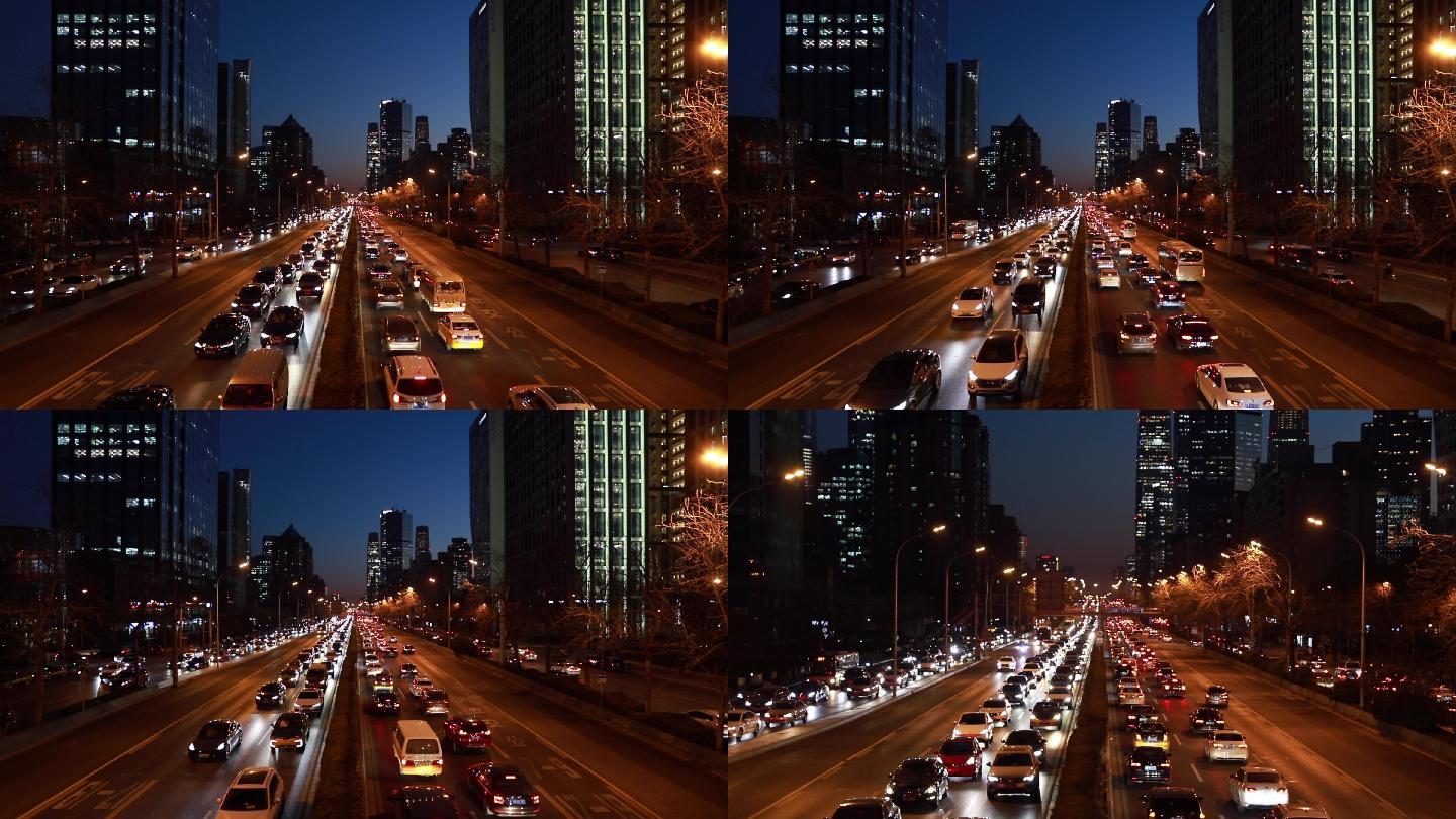 北京公路夜景