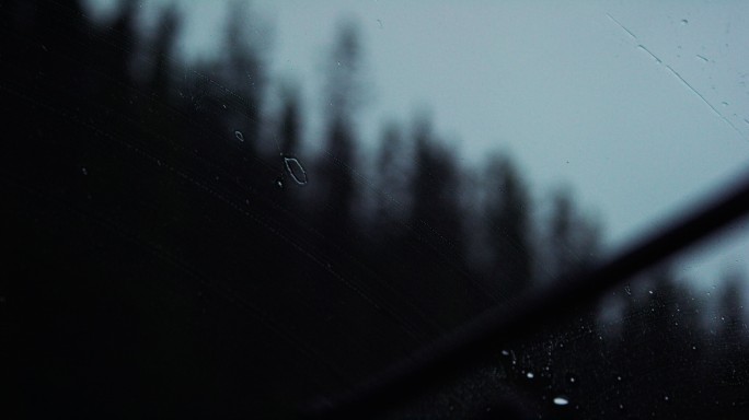 挡风玻璃上的雨刮器