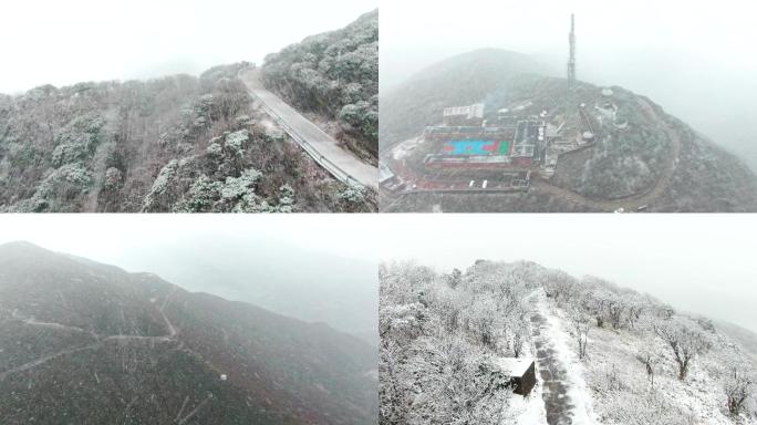 4K 银装素裹的雷公山雪景6