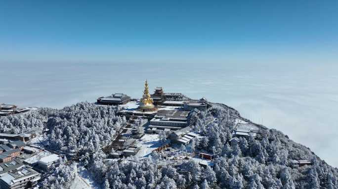 2021年12月峨眉山雪景（未调色三）