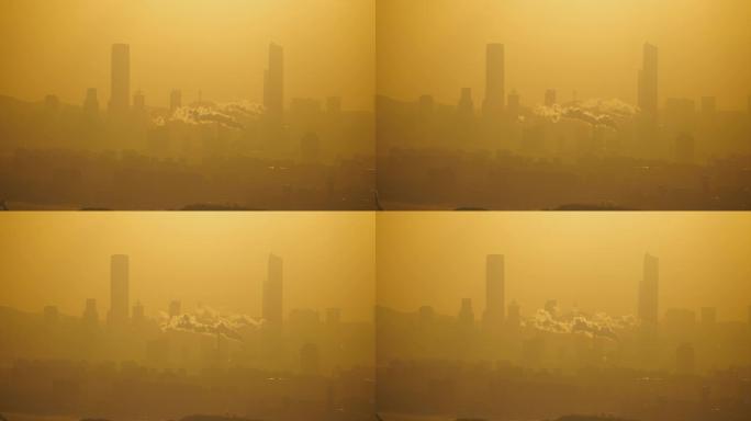 烟囱排放城市污染环境治理