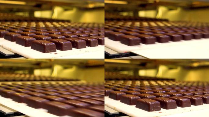 生产巧克力的糖果厂。