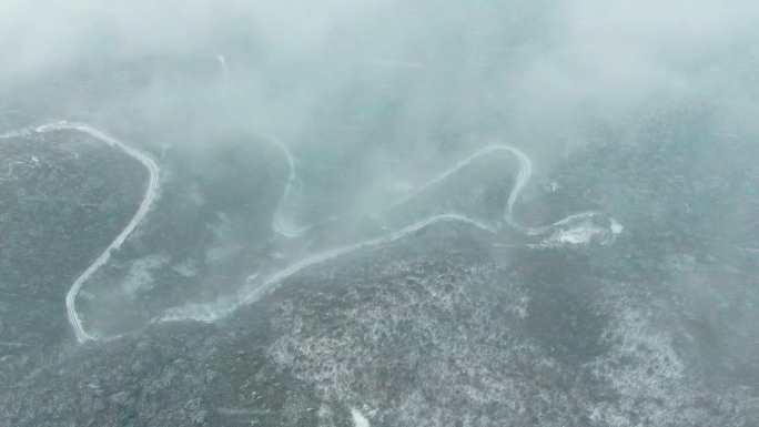 4K 银装素裹的雷公山雪景3