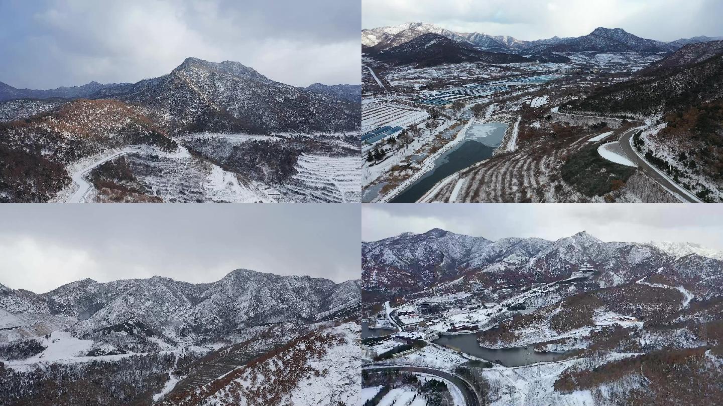 雪后山峦美景