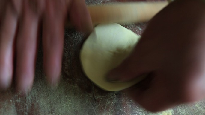 传统美食松花饼擀面原素材