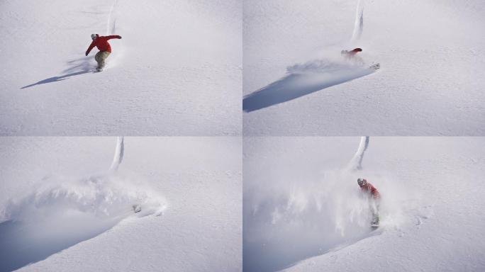 滑雪板粉转弯寒冷温度移动活动滑雪护目镜