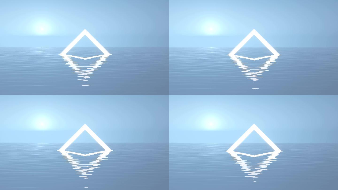 【原创】唯美水面光影变化空镜3_素材