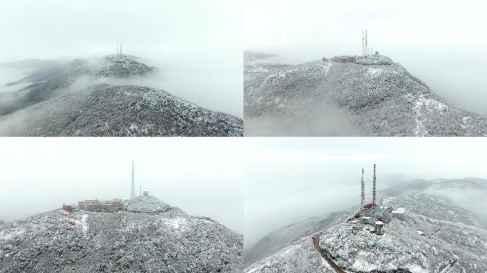4K 银装素裹的雷公山雪景2