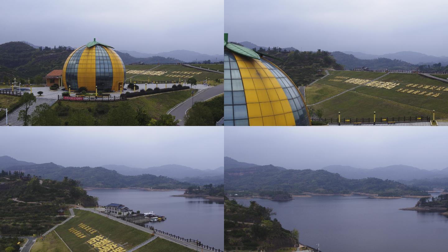 江西南丰包坊水库航拍4k素材