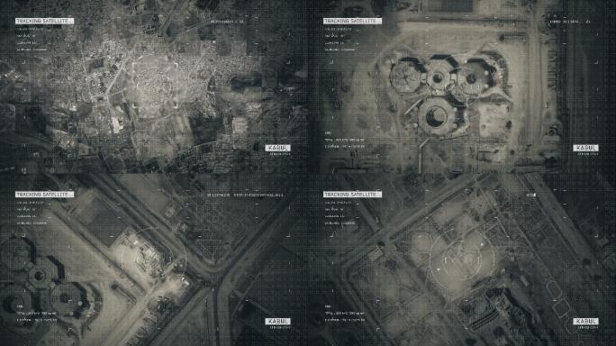 喀布尔卫星图像视频素材卫星地图卫星探测