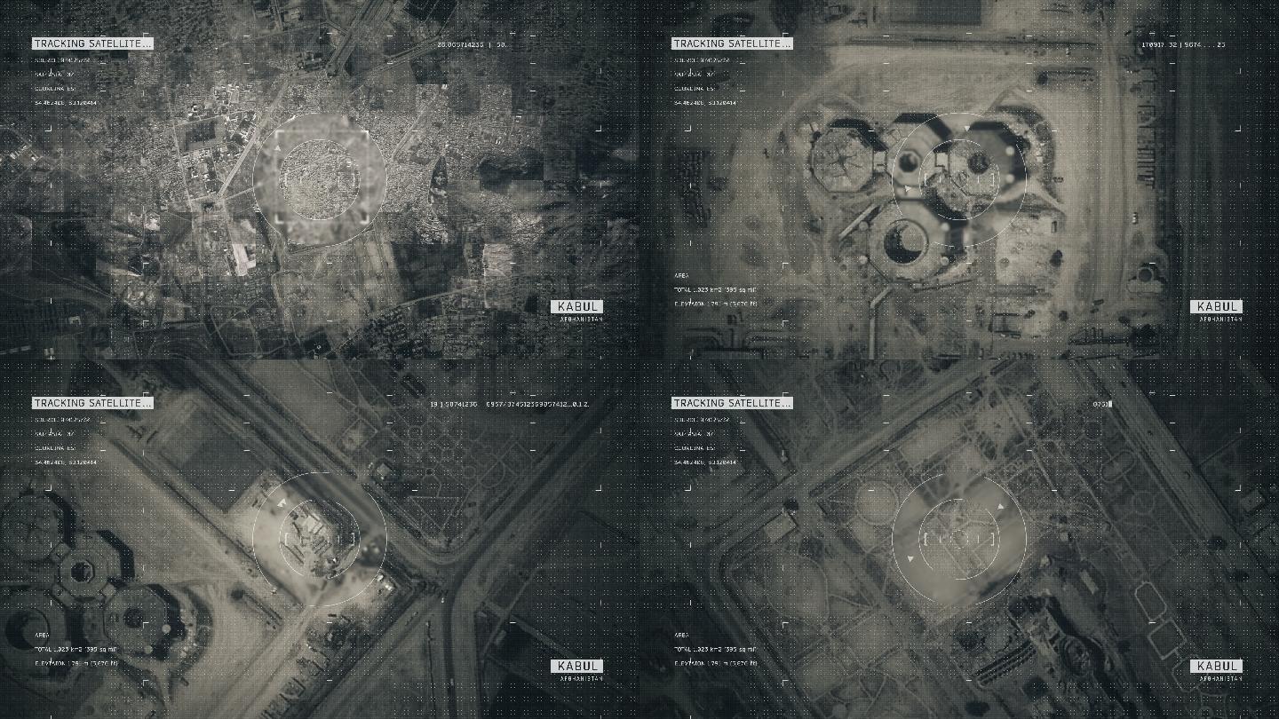 喀布尔卫星图像视频素材卫星地图卫星探测