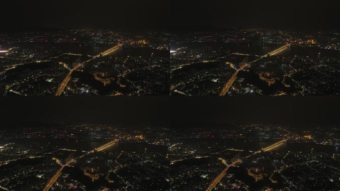 温州瑞安城市夜景航拍【4K】