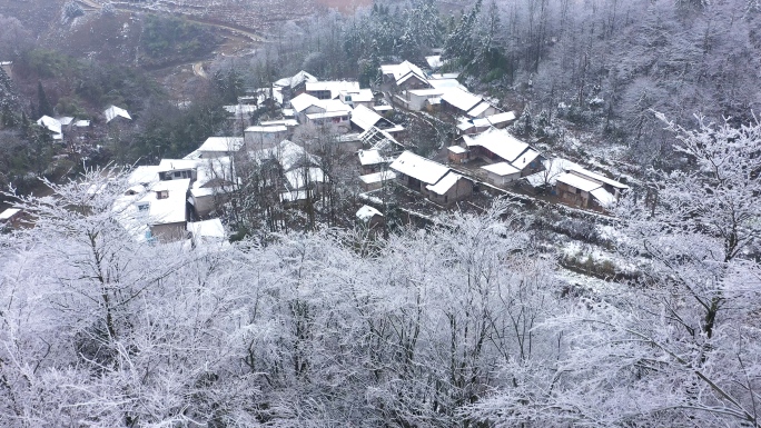 雪中小山村A组镜头