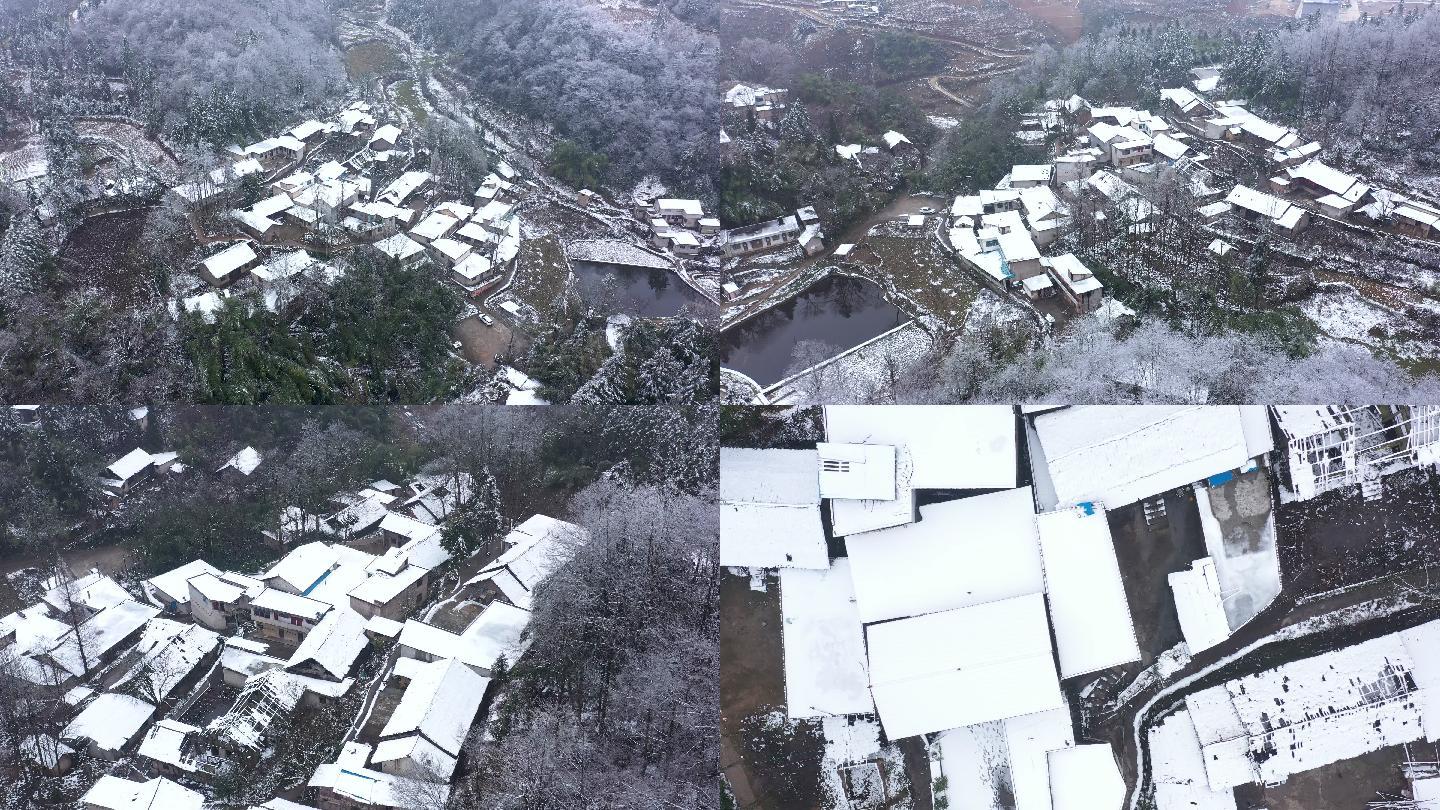 雪中小山村A组镜头