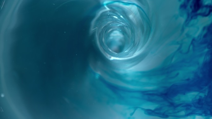 蓝色水漩涡
