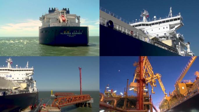 俄罗斯石油天然气运输船抵达中国港口