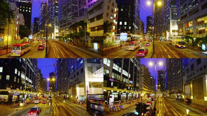 香港马路上汽车