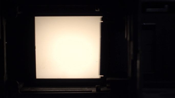 老式照相幻灯片投影仪的空白框