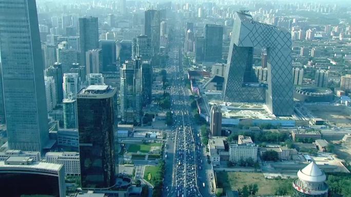 北京长安街城市风光视频