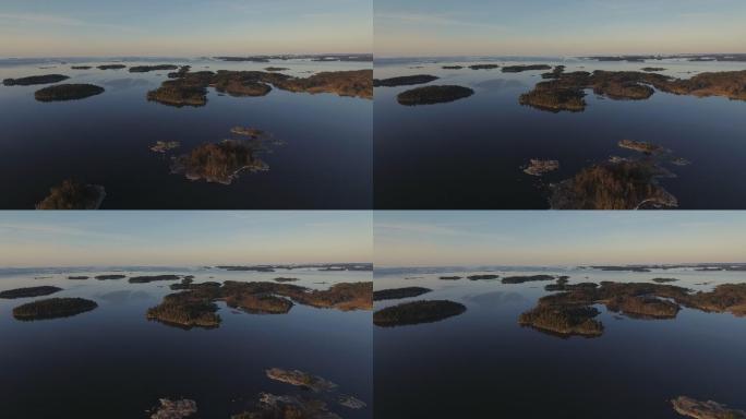 波罗的海群岛岛屿海岛海面海水大海全景