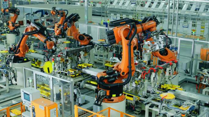 工业机械臂 自动化机械臂 汽车制造机械臂