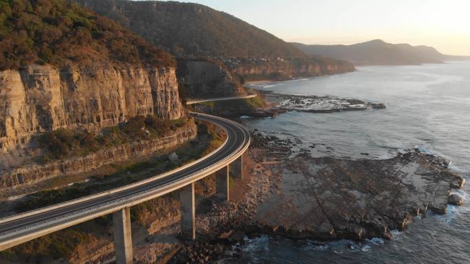 澳大利亚风景沿海公路大海海洋海岸岸边