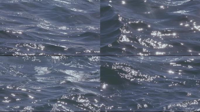 影视级4K素材：蓝色大海海面波光粼粼03