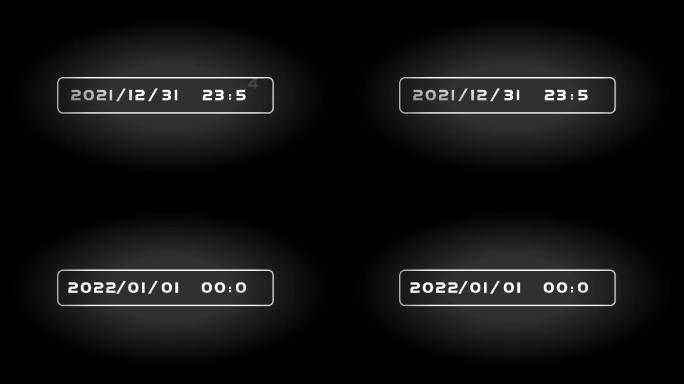 新年倒计时  时钟高级感AE模板