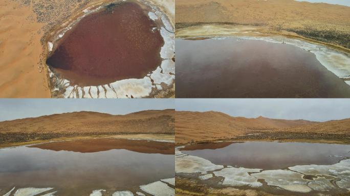 巴丹吉林沙漠红海子