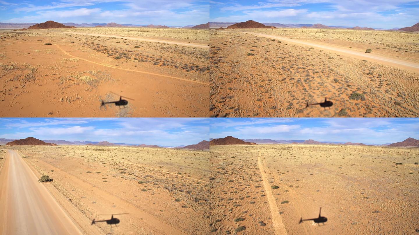 无人机拍摄纳米比亚景观