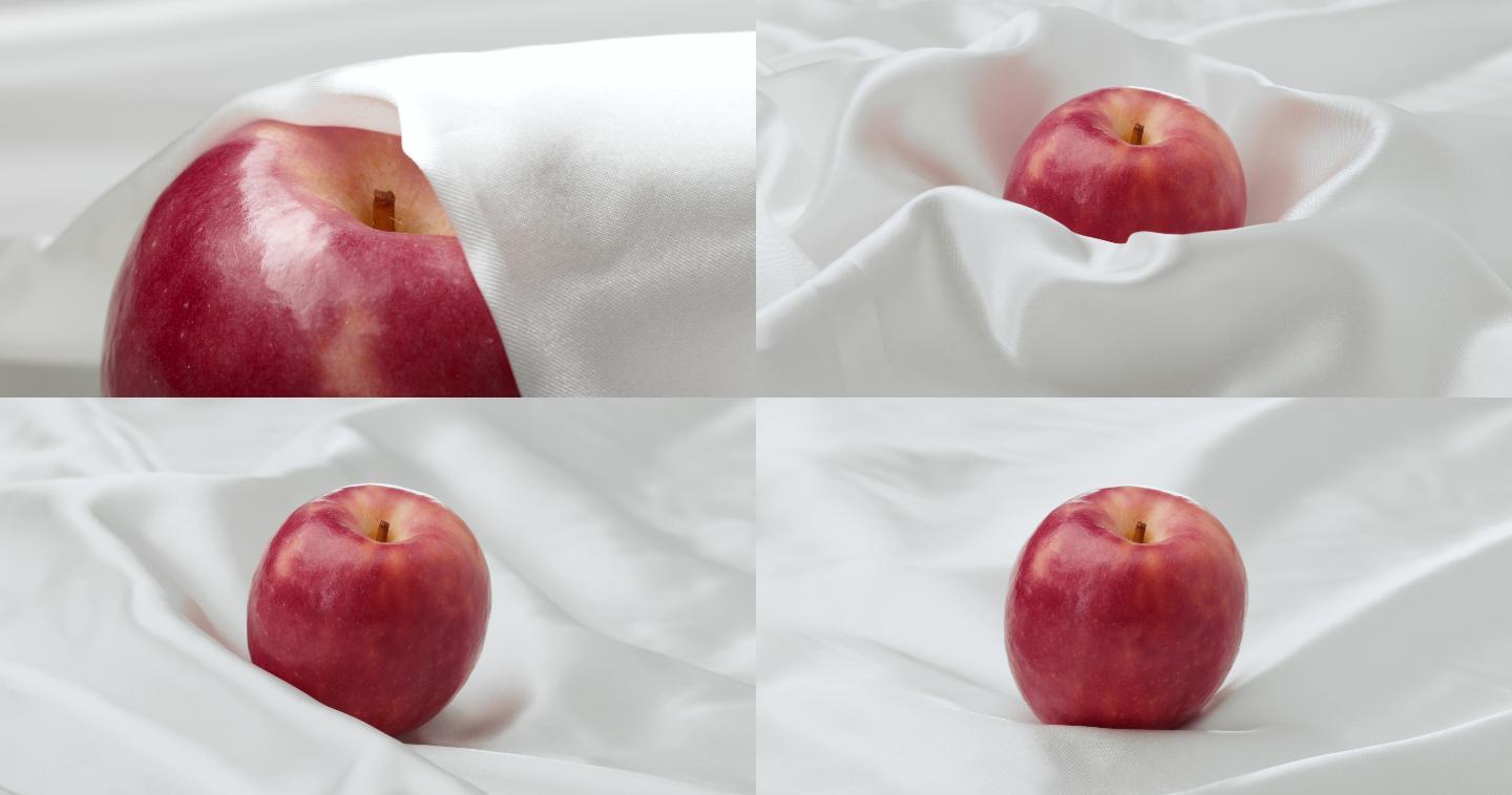 苹果提子葡萄桑葚水果食物拍摄画面素材