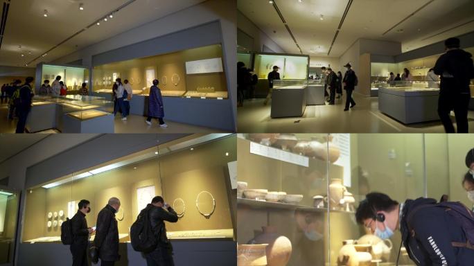 南京博物院文物展览观看人群博物馆C012