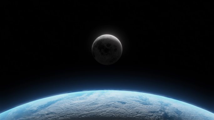 【视频】地球遥望月球 C