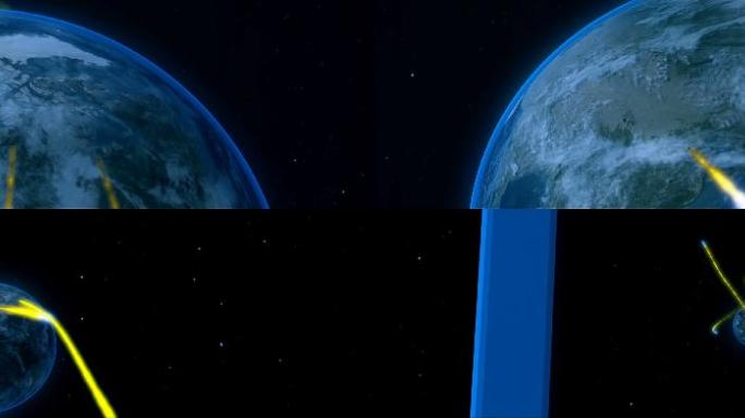 地球光效 片尾地球 地球拉出来
