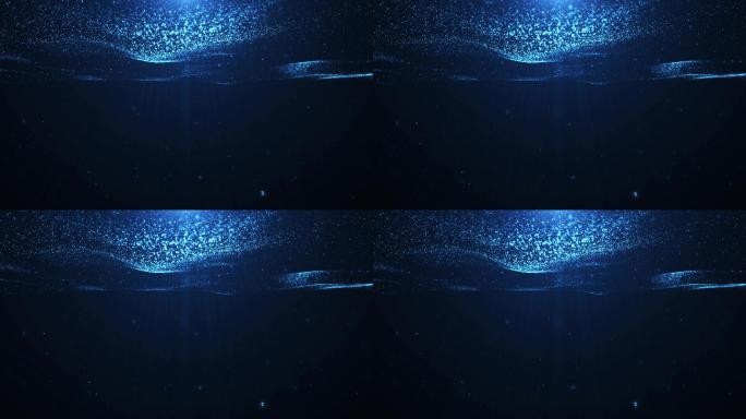 粒子海底视频【无缝循环】